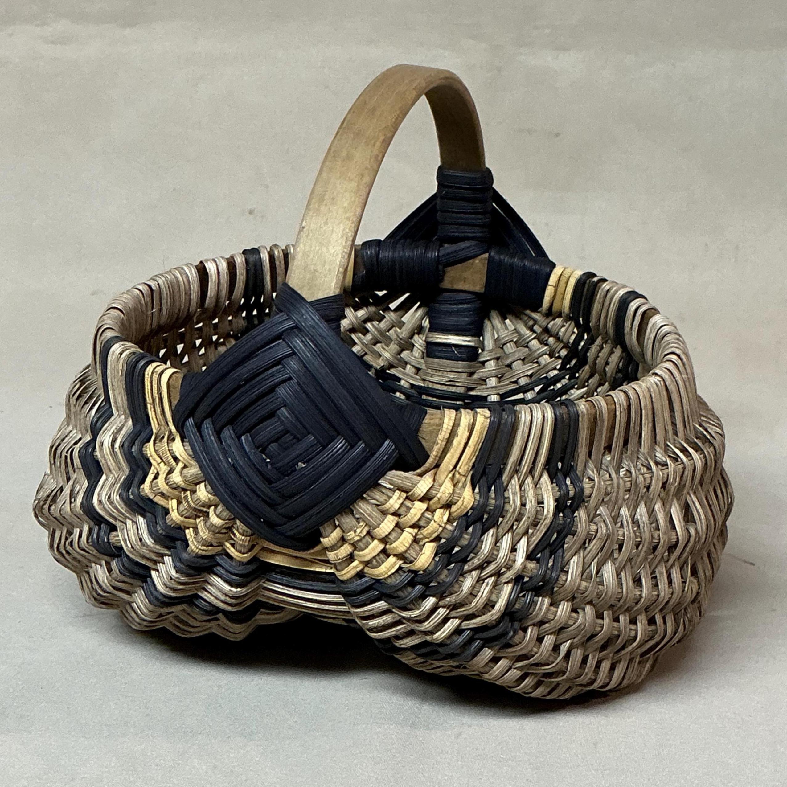 thumbnail image 2 of Appalachian Basketry Kit - Natural & Rust Color Basket Making Set With Instructions 2 of 4