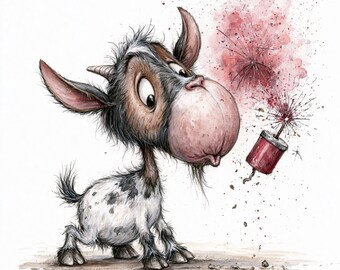 35 Patriotic Baby Animals Clipart, Watercolor Independence Day Graphics (JPG)