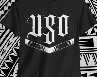 Samoan Uso Brother T-Shirt: Polynesian Tatau Design