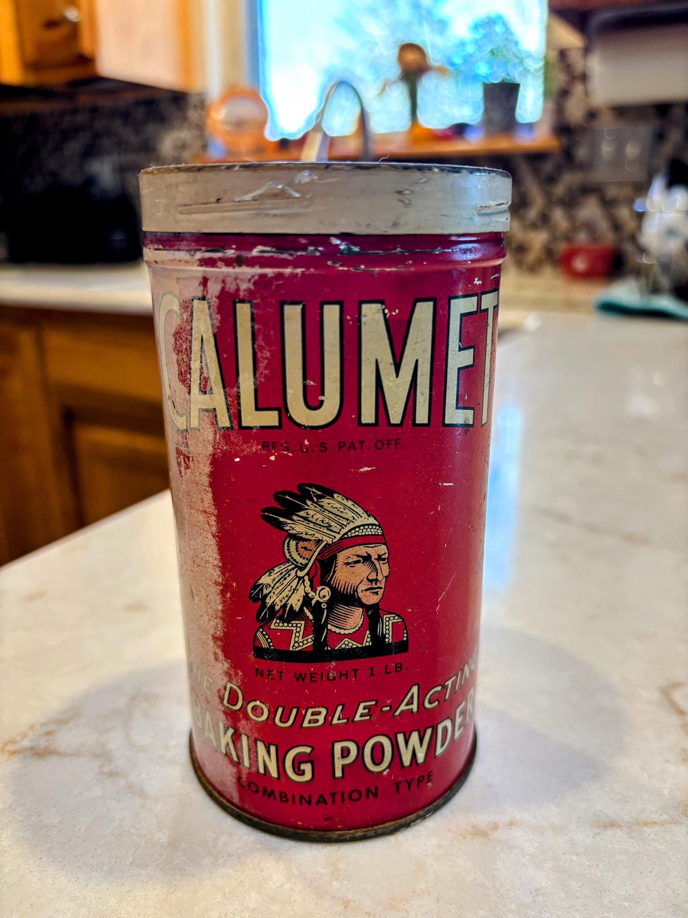 Calumet Baking Powder Tin - Etsy