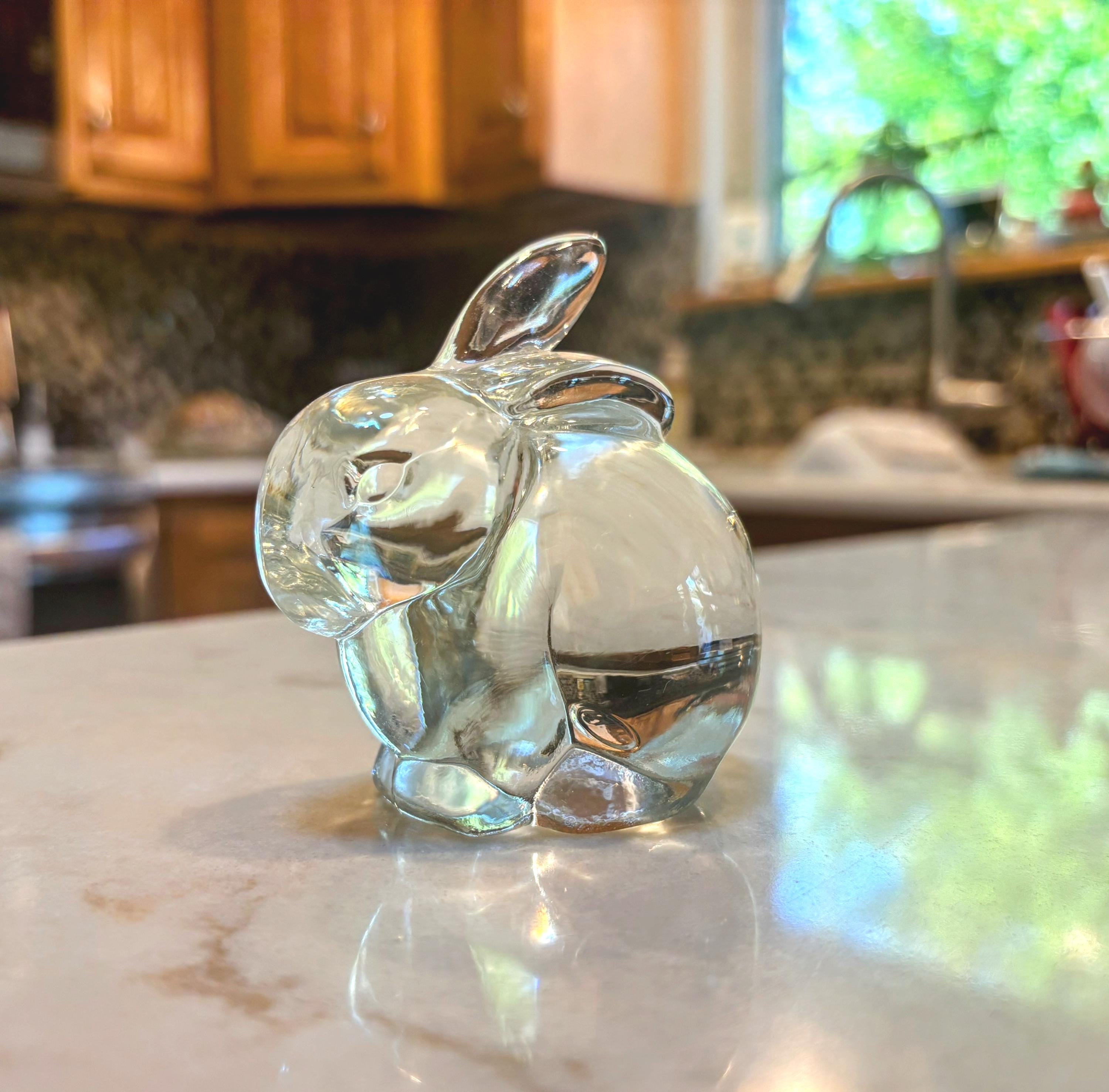 Fenton Glass Bunny - Etsy