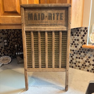 Maid Rite Washboard - Etsy