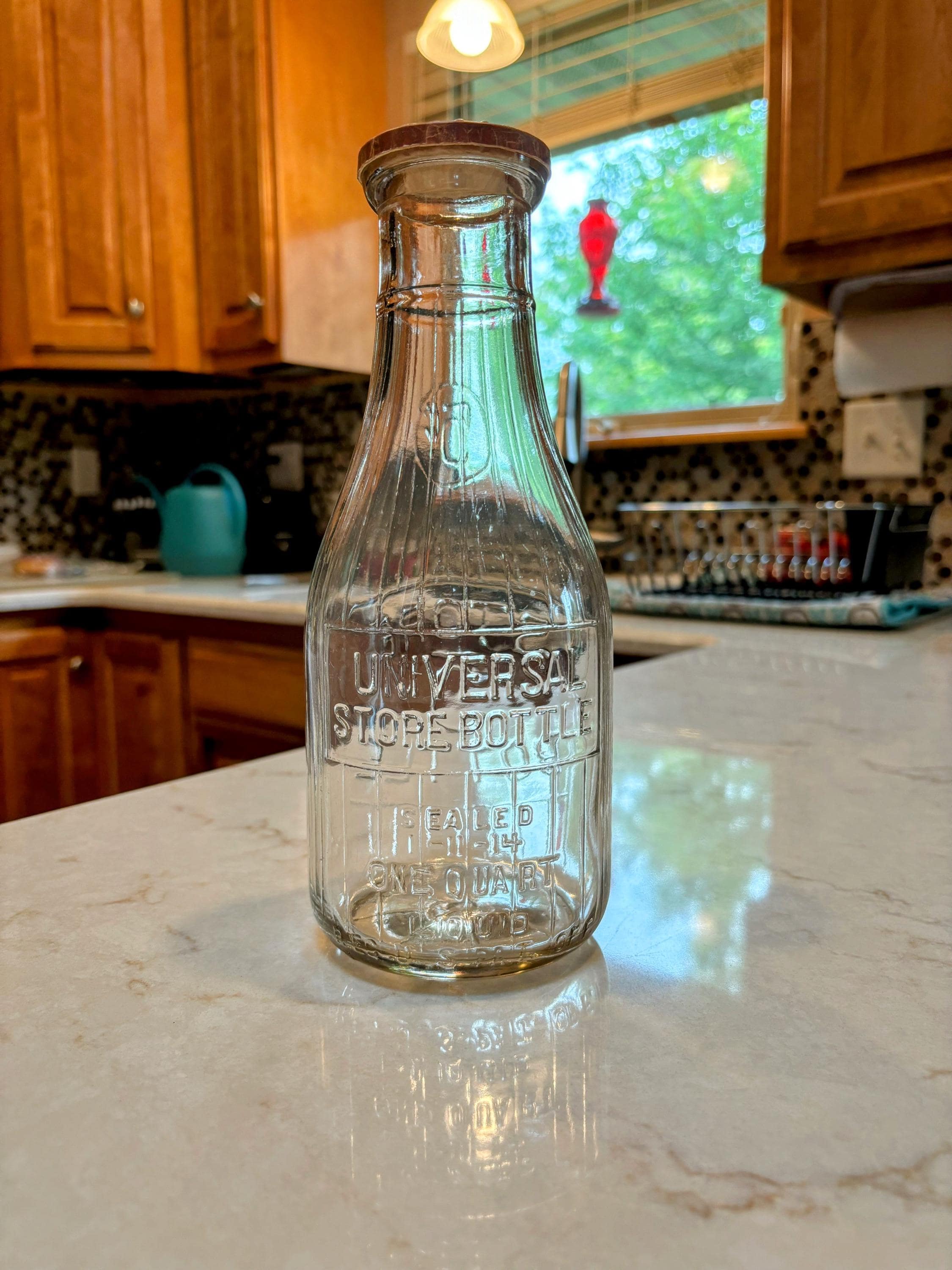 Antique Milk Bottle Embossed - Etsy