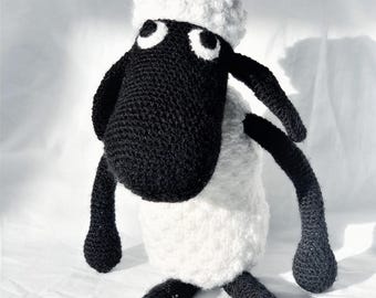 Shaun the Sheep y Bitzer, muñecos de crochet