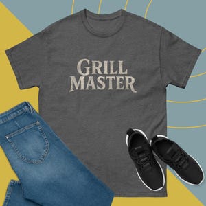 Grill Master Fathers Day Dad Gift for Adult Unisex classic tee
