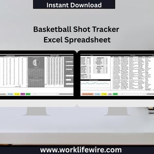 Excel-spreadsheet basketbalschottracker