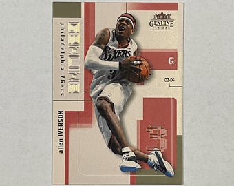2003-04 Fleer Genuine Insider #67 Allen Iverson Philadelphia 76ers Card