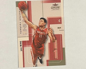 Tarjeta Fleer Genuine Insider 2003-04 #15 Yao Ming de los Houston Rockets