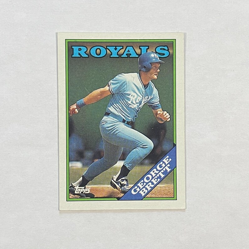 Tarjeta Topps n.° 700 de George Brett de los Kansas City Royals de 1988 imagen 1