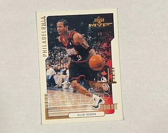 2000-01 Upper Deck MVP #125 Allen Iverson Philadelphia 76ers Card