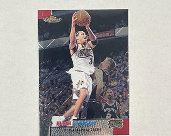 1999-00 Topps Finest #78 Allen Iverson Philadelphia 76ers Card