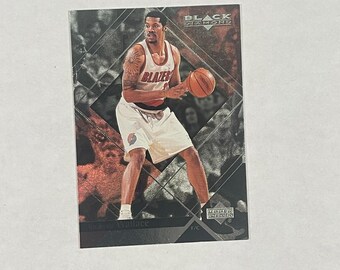 Tarjeta Upper Deck Black Diamond n.° 68 de Rasheed Wallace de los Portland Blazers (1999-00)