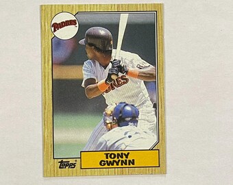 1987 Topps #530 Tony Gwynn San Diego Padres Card