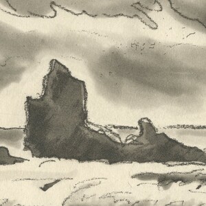 Western Edge, Original Landscape Etching image 3