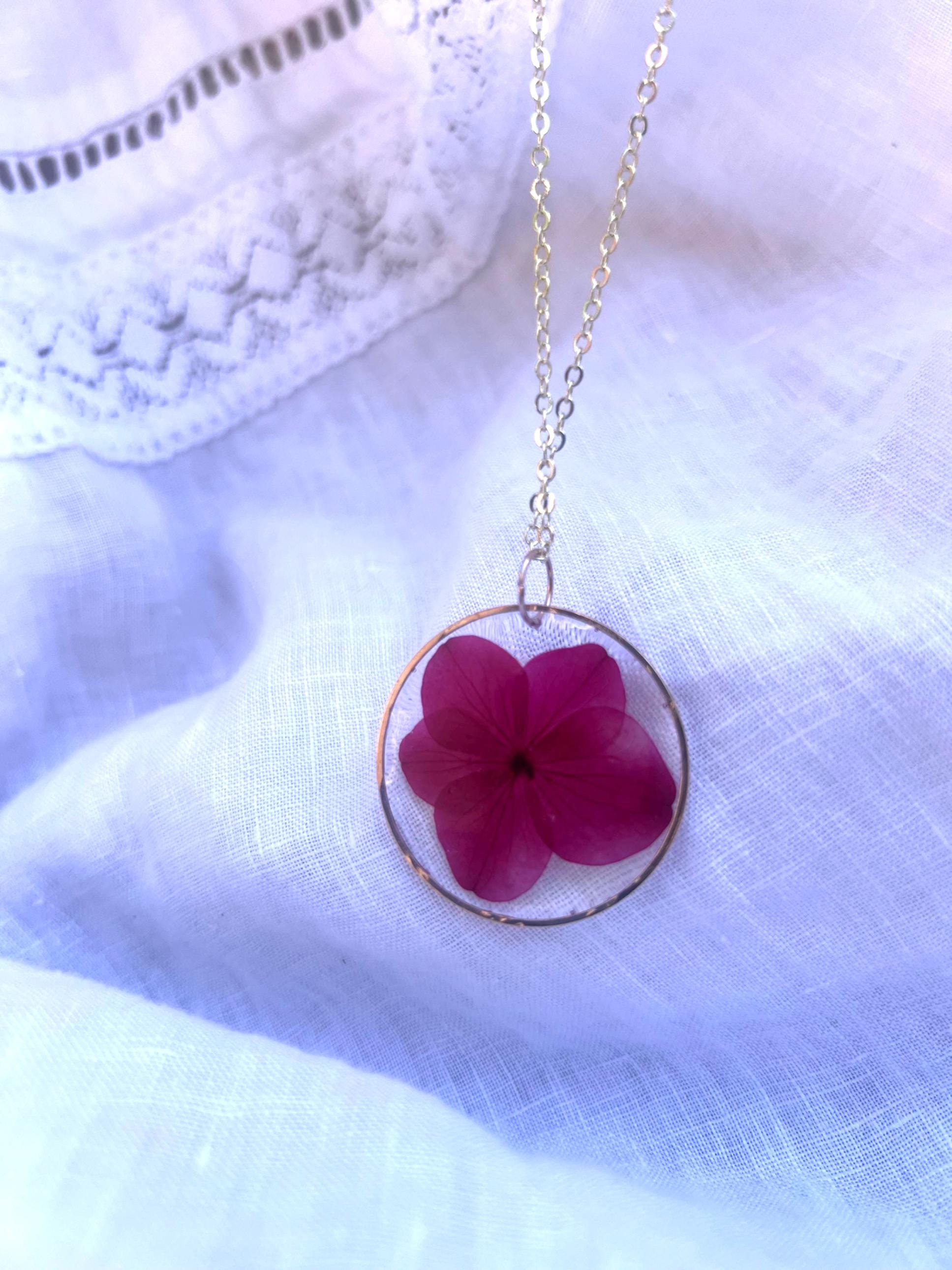 樹脂ペンダント入りプリザーブドフラワー - Etsy 日本