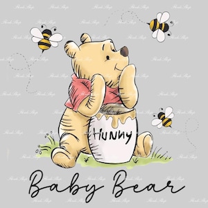 Winnie The Pooh PNG | Custom Name Pooh Bear PNG | Personalized Winnie The Pooh Birthday Shirt PNG | Disney Pooh Bear png | Pooh Bear Toddler