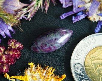 Marquise Shaped Canadian Corundum Cabochon