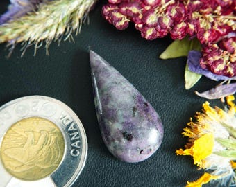 Pear Shaped Canadian Corundum Cabochon