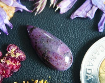 Drop Shaped Canadian Corundum Cabochon