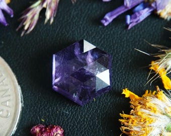 Rose Cut Canadian Amethyst