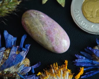 Oval Canadian Rhodonite Cabochon