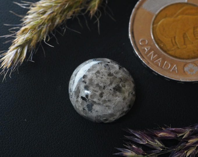 Round Heckmanite Cabochon
