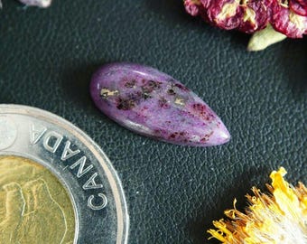 Drop Shaped Canadian Corundum Cabochon