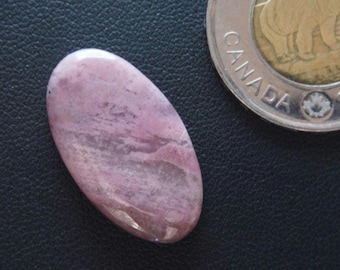 Oval Canadian Rhodonite Cabochon
