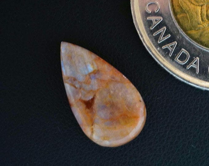 Pear-Shaped Peristerite Cabochon