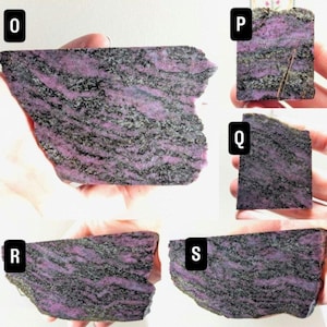 Wählen Sie eine Platte aus kanadischem Korund, Rubin, Saphir - rosa Farben