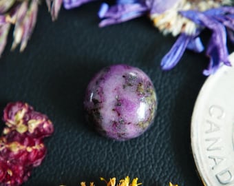 Round Canadian Corundum Cabochon