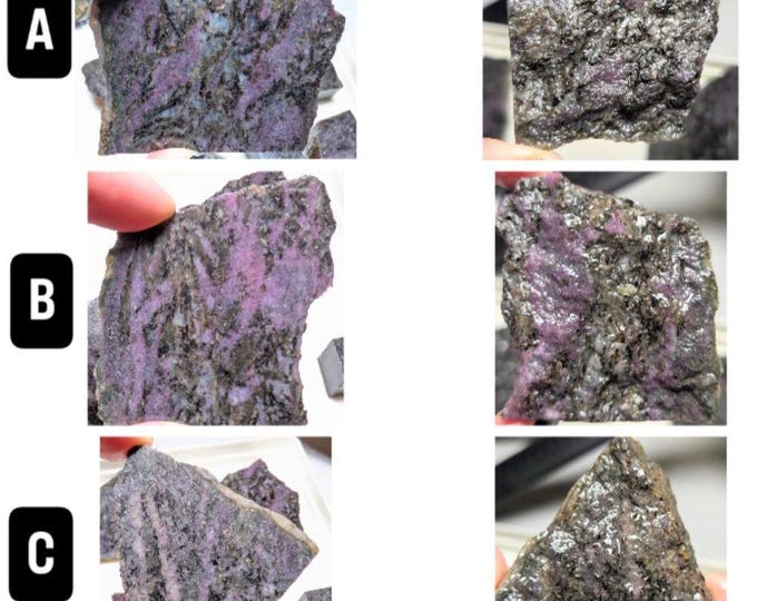 Select a Slab of Canadian Corundum-Ruby - Specimen Slabs