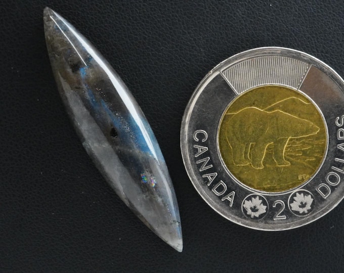 Marquise-Shaped Labradorite Cabochon