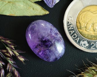 Oval Canadian Amethyst Cabochon