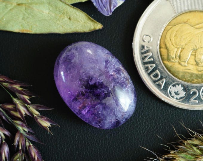 Oval Amethyst Cabochon