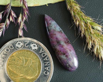 Drop Shaped Canadian Corundum Cabochon