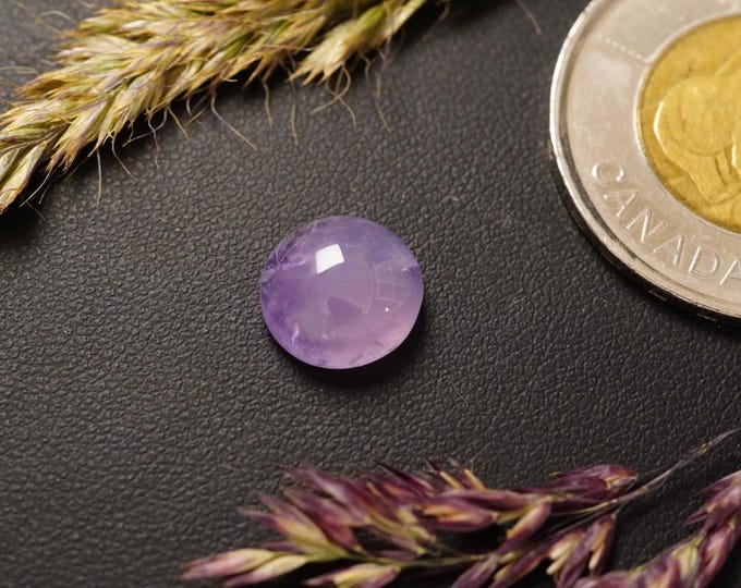 Round Amethyst Cabochon