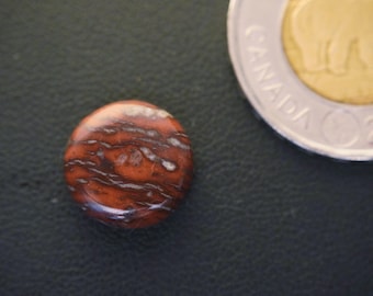 Round Canadian Red Jasper Cabochon