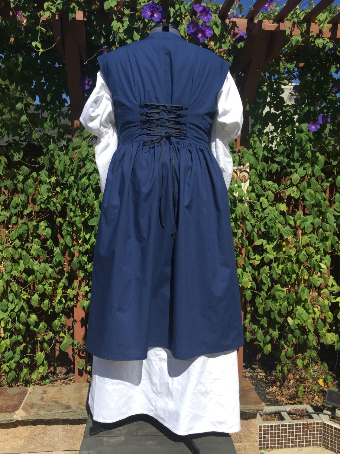 Renaissance Costume With Faux Leather size 1416 Etsy