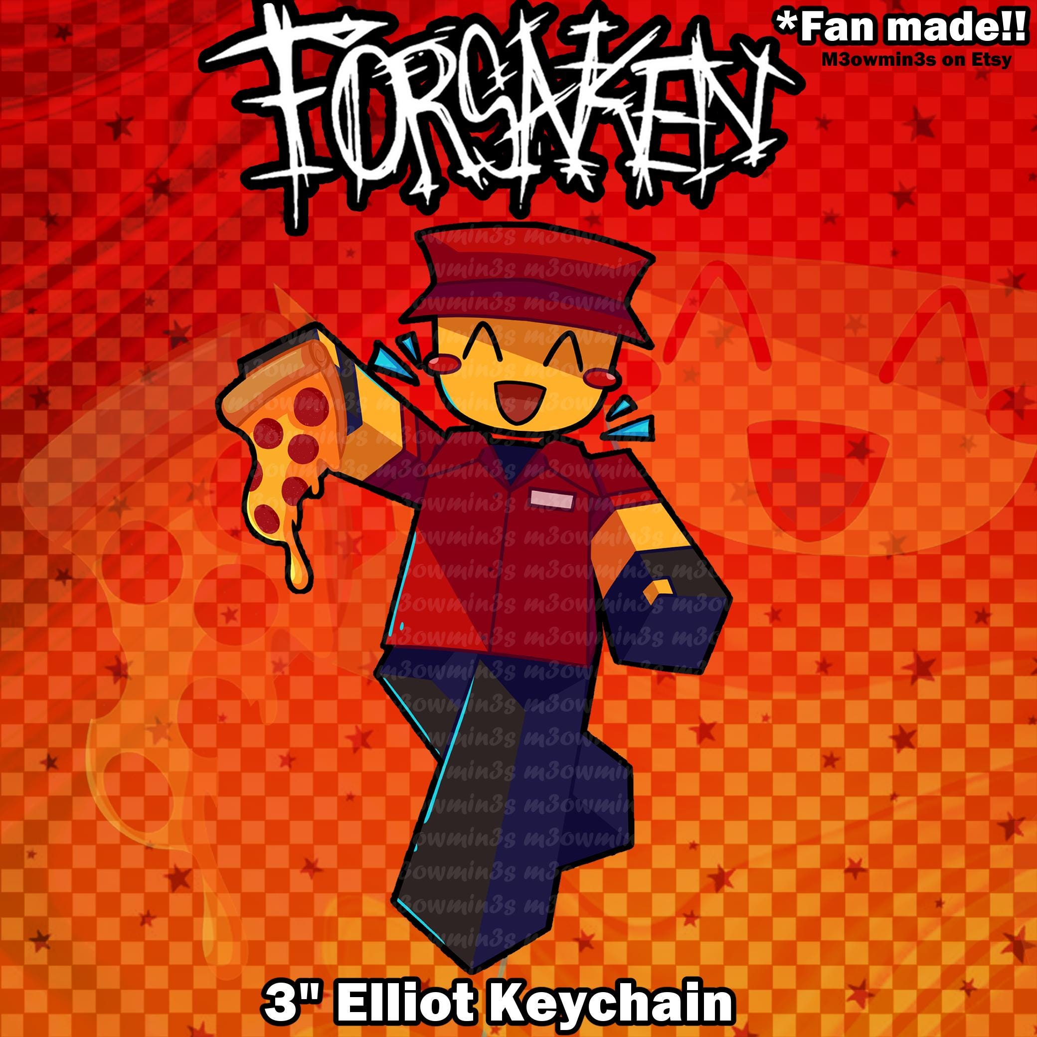 仙人掌 - THE ILLEST [CDR] Roblox Forsaken Elliot Keychain - Etsy