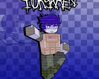 Roblox Forsaken Guest 1337 Keychain