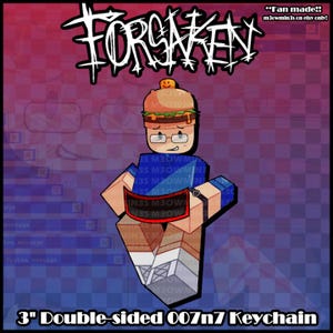 Roblox Forsaken 007n7 Keychain