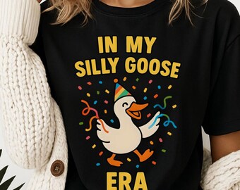 Funny Silly Goose Club T-Shirt: Ring-Spun Cotton Tee