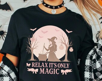 Halloween Magic T-Shirt: Spooky Witch Tee