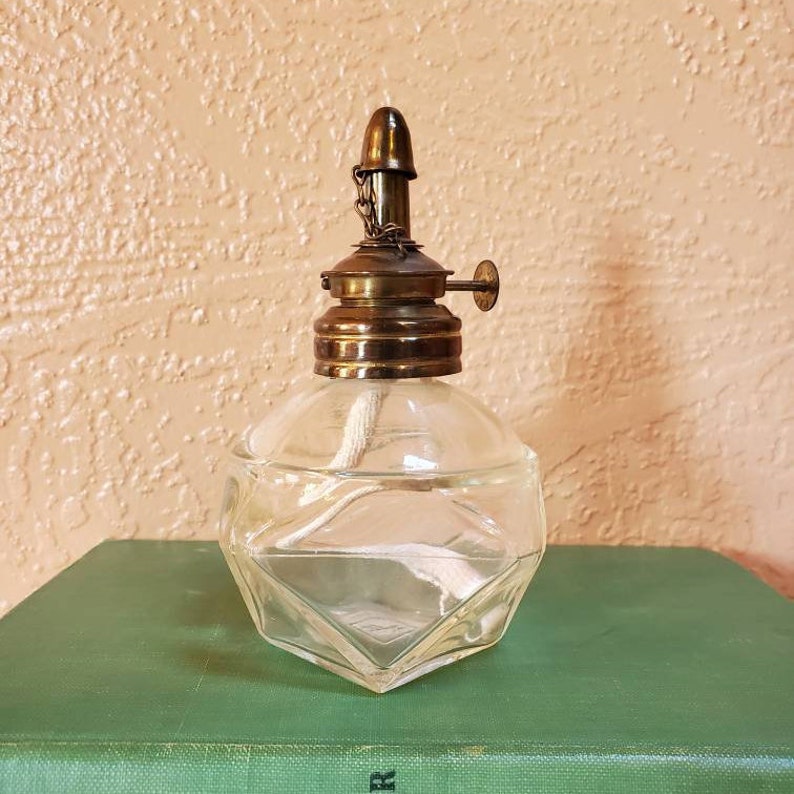 HR Kerosene Burner Antique Whale Oil Lamp Wick Cap Metal Etsy