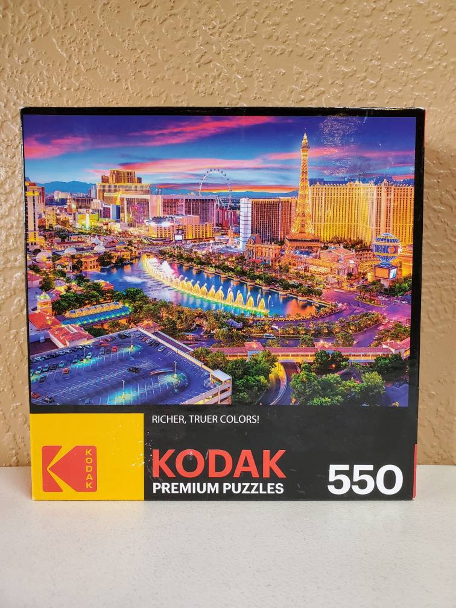 Las Vegas Strip Puzzle 550 Piezas de rompecabezas Kodak Oak Etsy