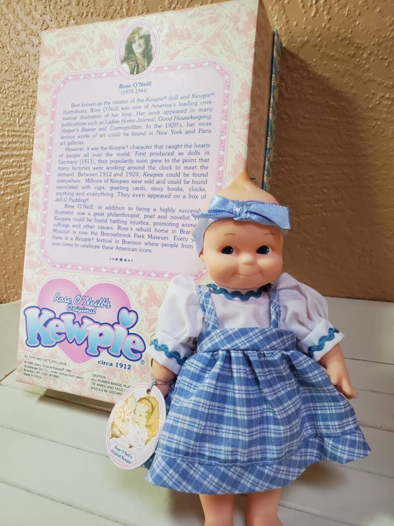1999 Kewpie Doll Rose O'Neill Rubber Original Box Oak Etsy