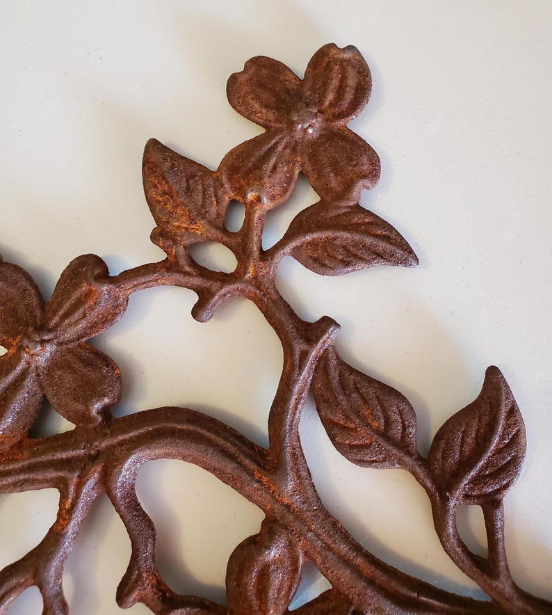 Architectural Panel, Decorative Ornamental Cast Iron, Primitive Rustic