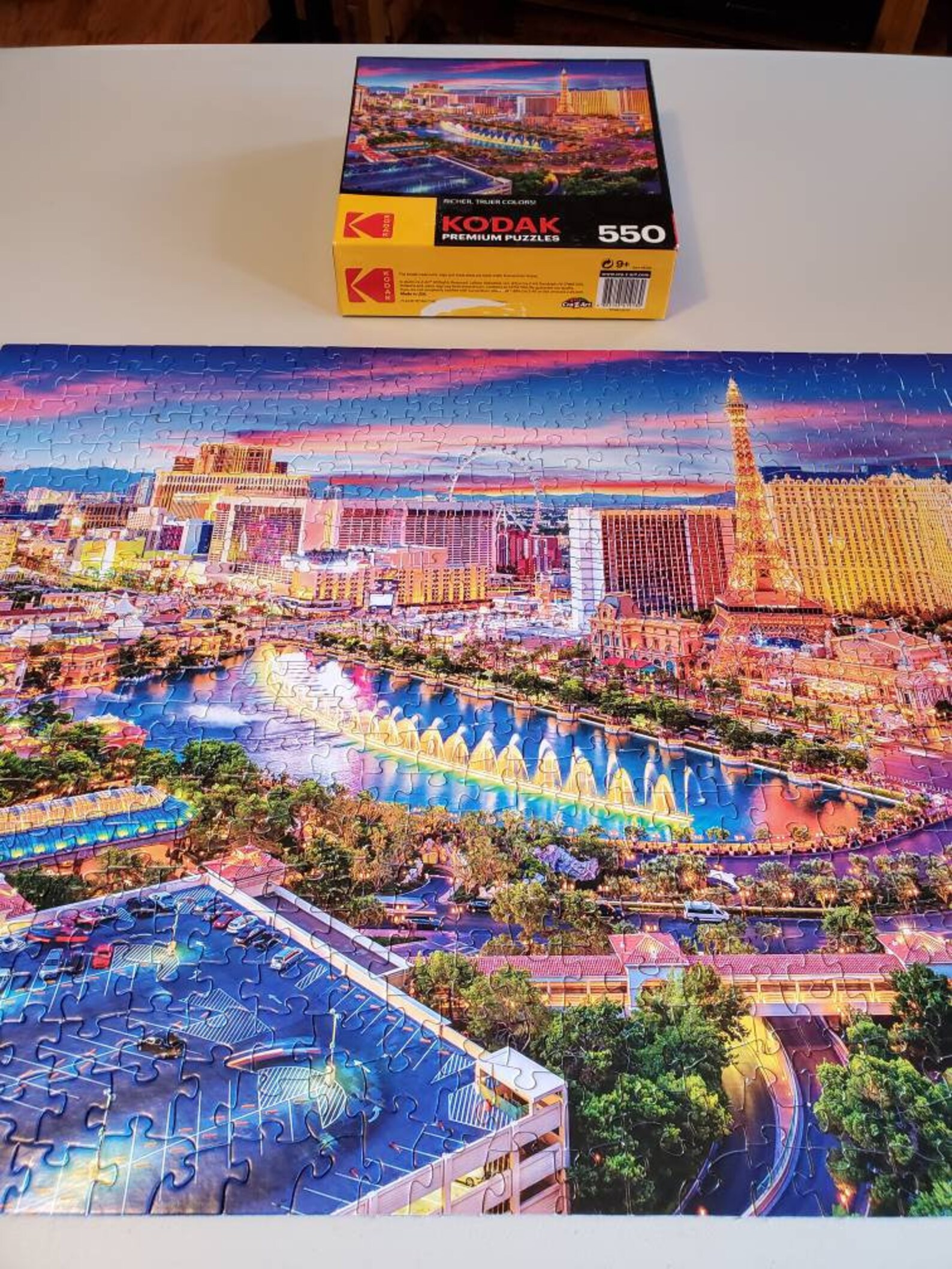 Las Vegas Strip Puzzle 550 Piezas de rompecabezas Kodak Oak Etsy