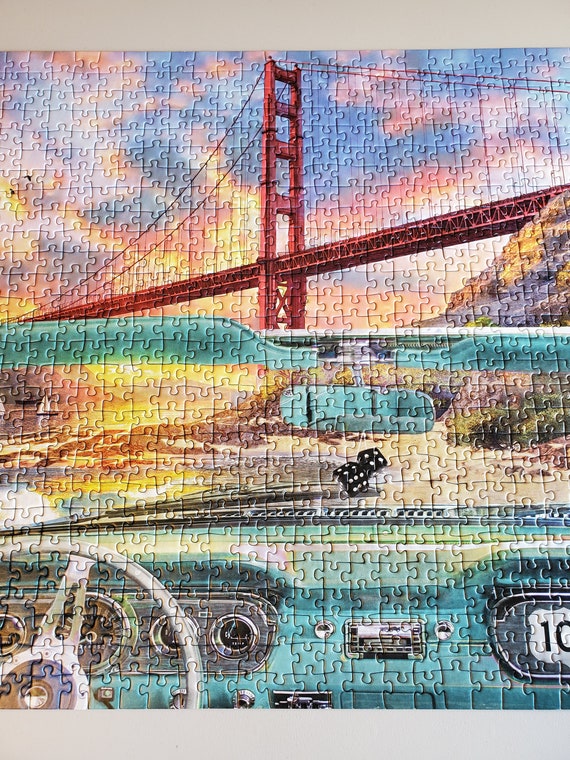 San Francisco Golden Gate Bridge 1000 Piece Jigsaw Puzzle - Premium Adult Puzzle, Made In USA-671129